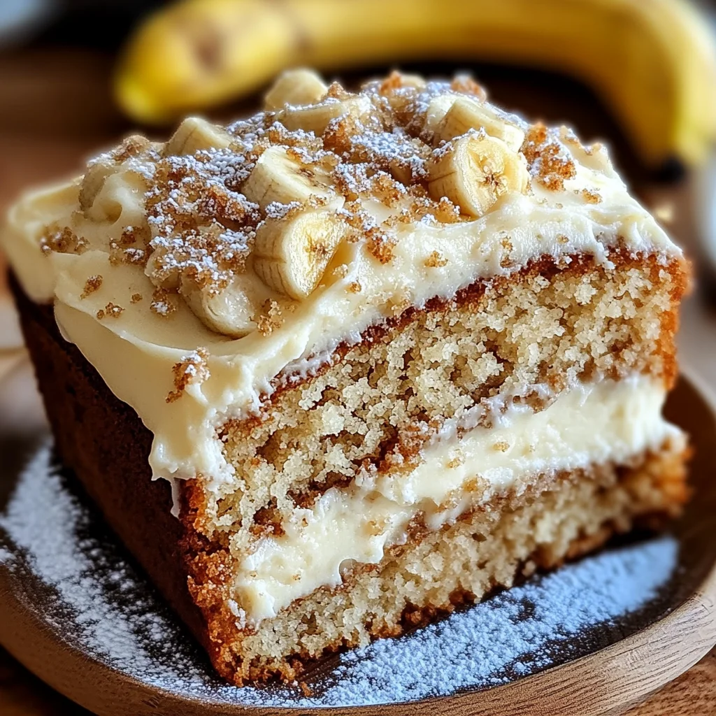 Banana Bread Cake with Cream Cheese Frosting