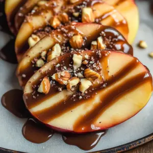 Caramel Apple Slices