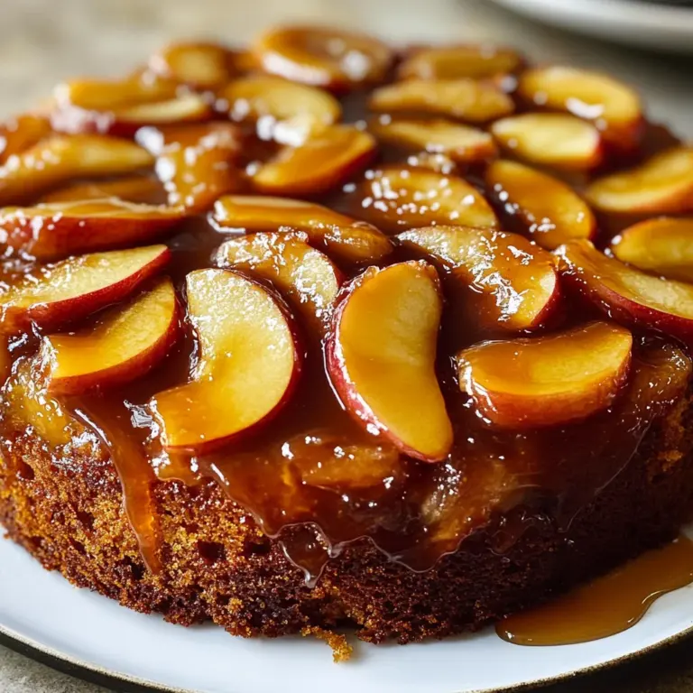 Caramel Apple Upside-Down Cake