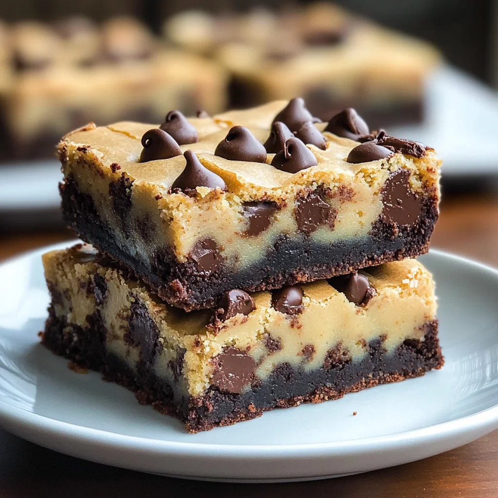 Chocolate Chip Cookie Brownies Recipe