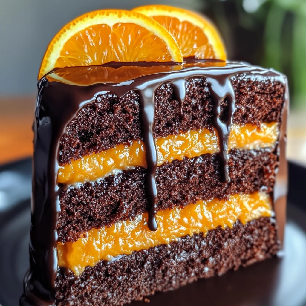 Chocolate Orange Layer Cake with Ganache: A Delightful Recipe!