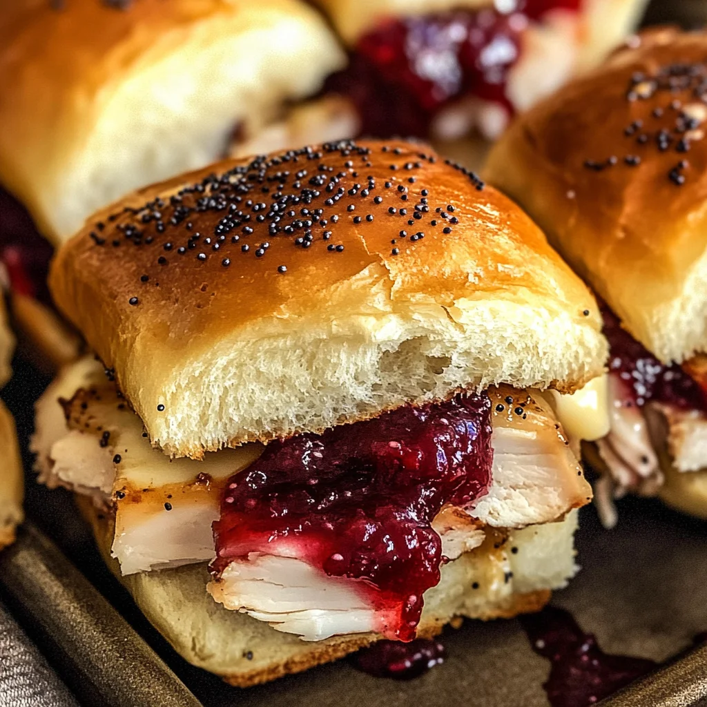 Cranberry Turkey Sliders