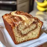 Cream Cheese Cinnamon Swirl Banana Bread