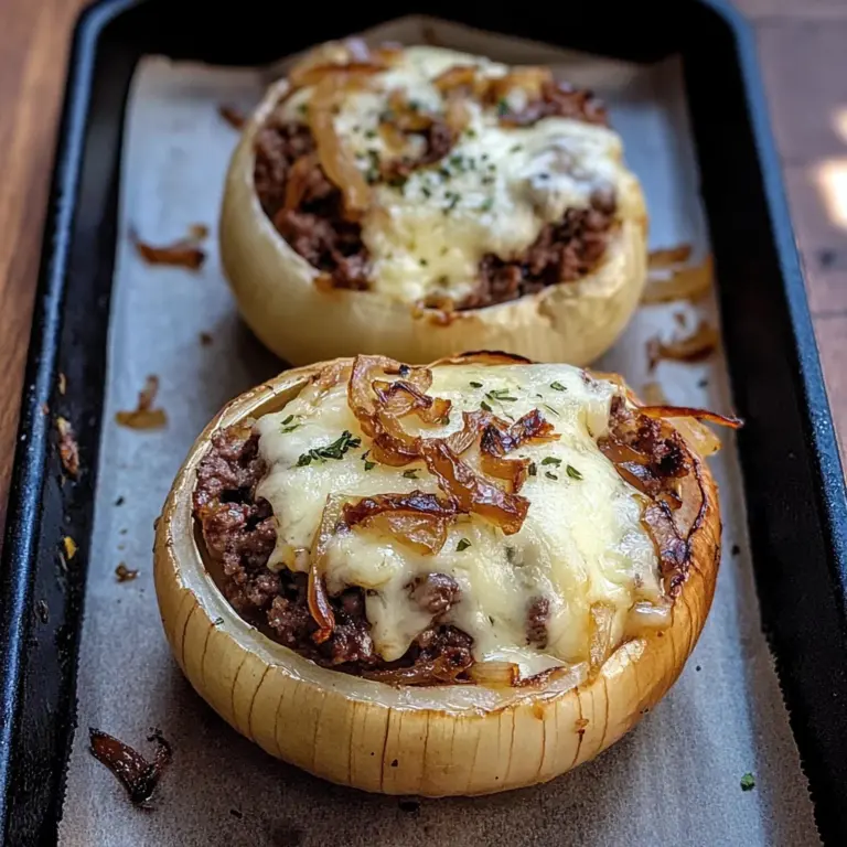Deconstructed French Onion Burger