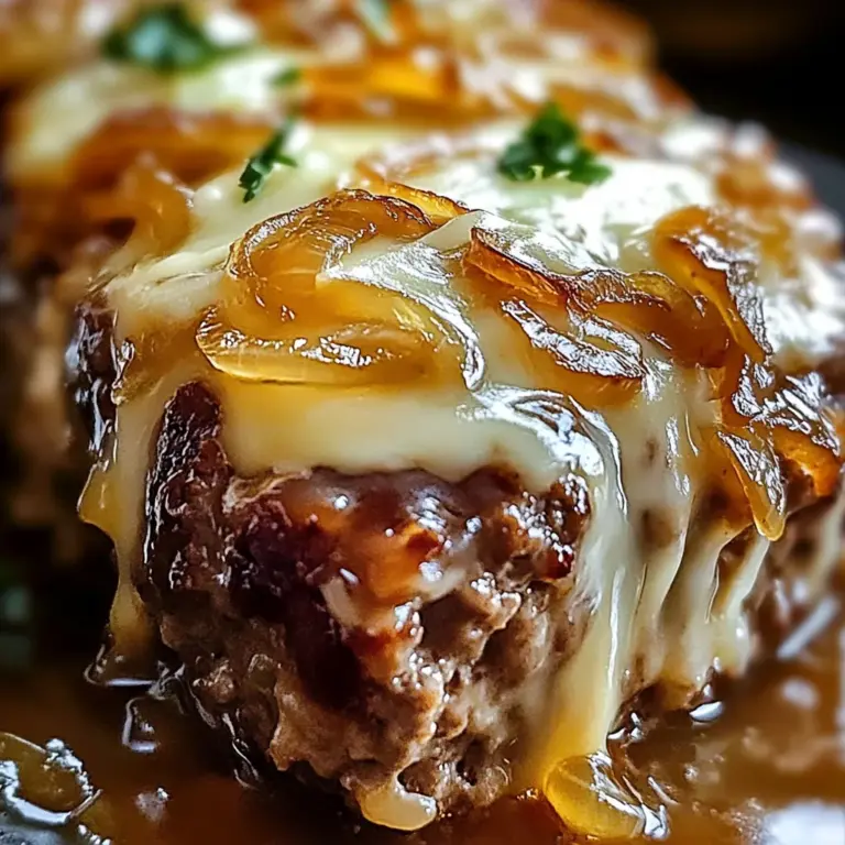 Delicious Crockpot French Onion Meatloaf Recipe