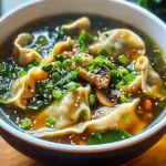 Easy Asian Dumpling Potsticker Soup