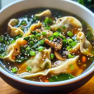 Easy Asian Dumpling Potsticker Soup