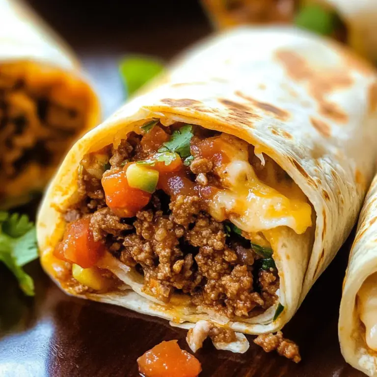 Easy Beef Burritos {30 Minute Recipe}