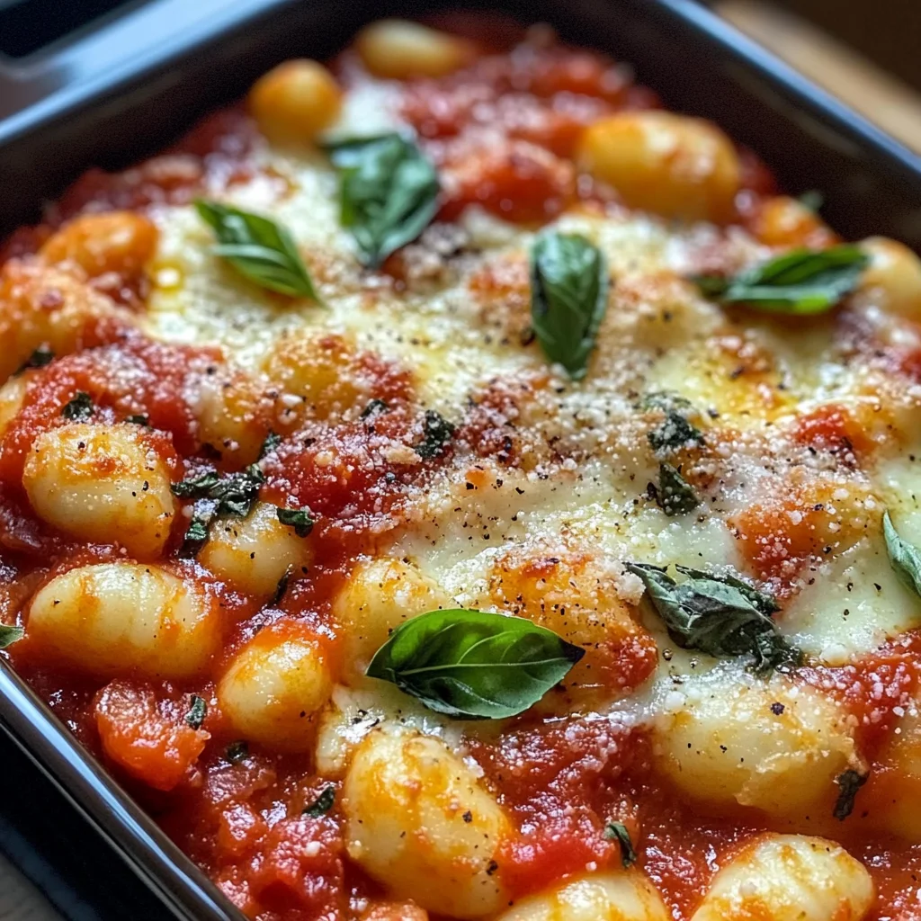 Easy Gnocchi and Tomato Bake