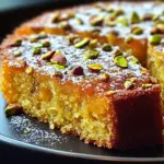 Flourless Orange Pistachio Almond Cake