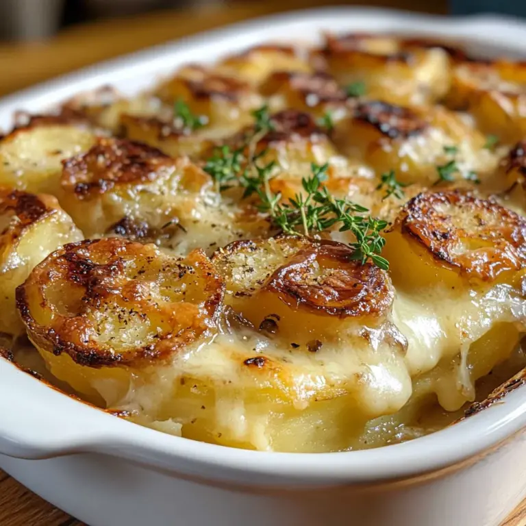 French Onion Potatoes – Cheesy, Savory & Perfect for Cozy Dinners!