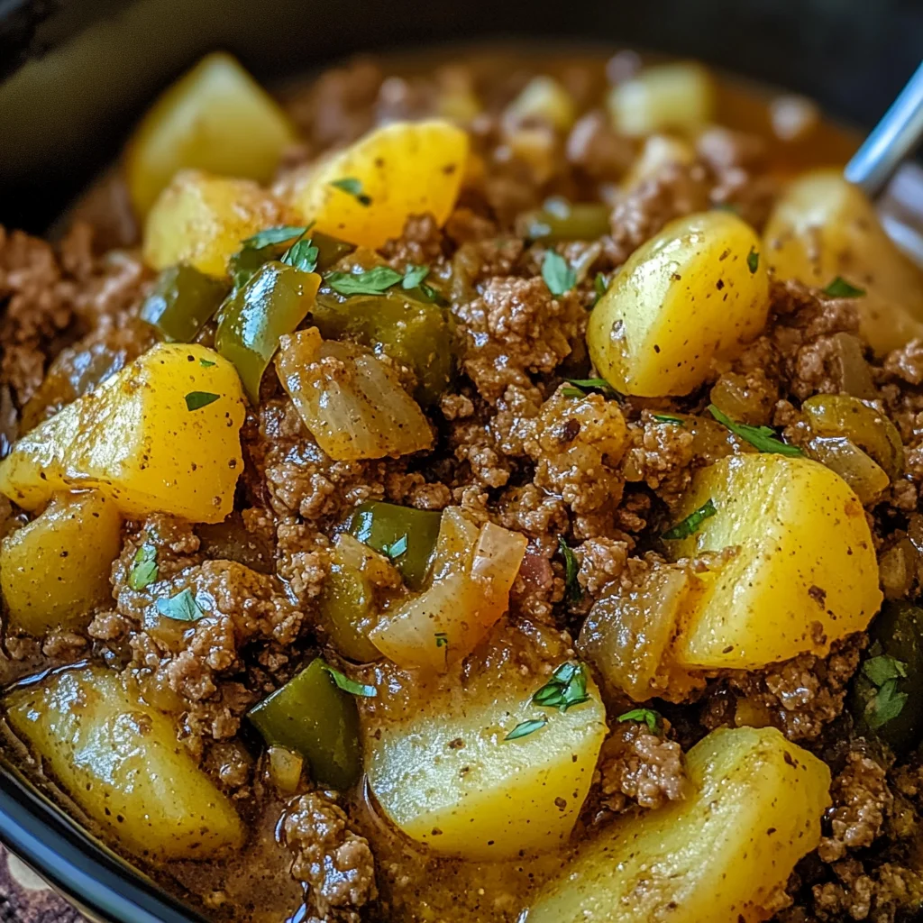 Green Chile Picadillo