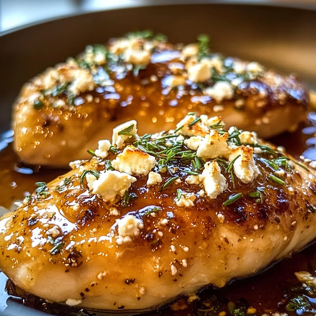 Hot Honey Infused Feta Chicken