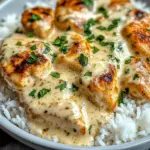 How to Make Creamy Smothered Chicken and Rice – Easy Dinner Idea