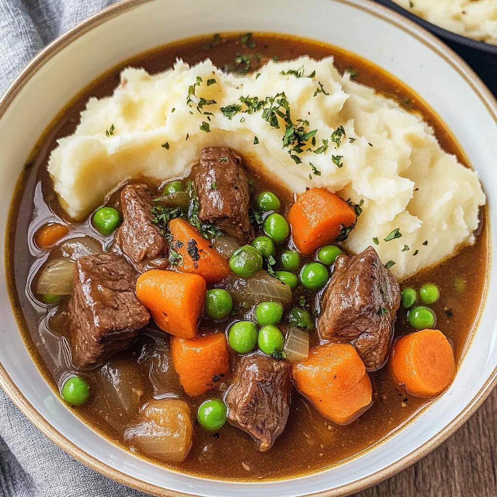 Irish Stew With Mashed Potatoes