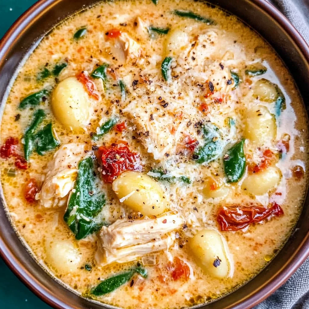 Italian Chicken Gnocchi Soup Recipe