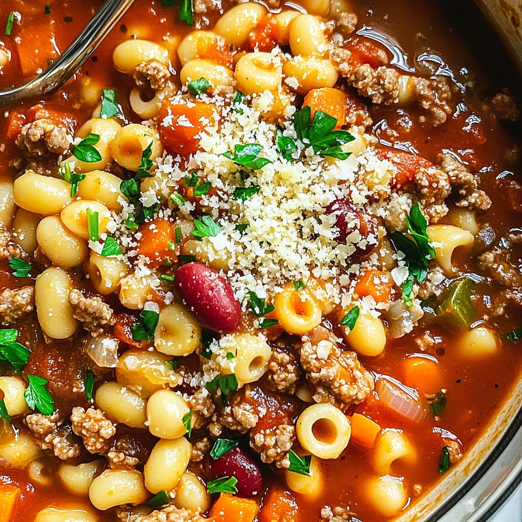 Italian Pasta Fagioli Recipe