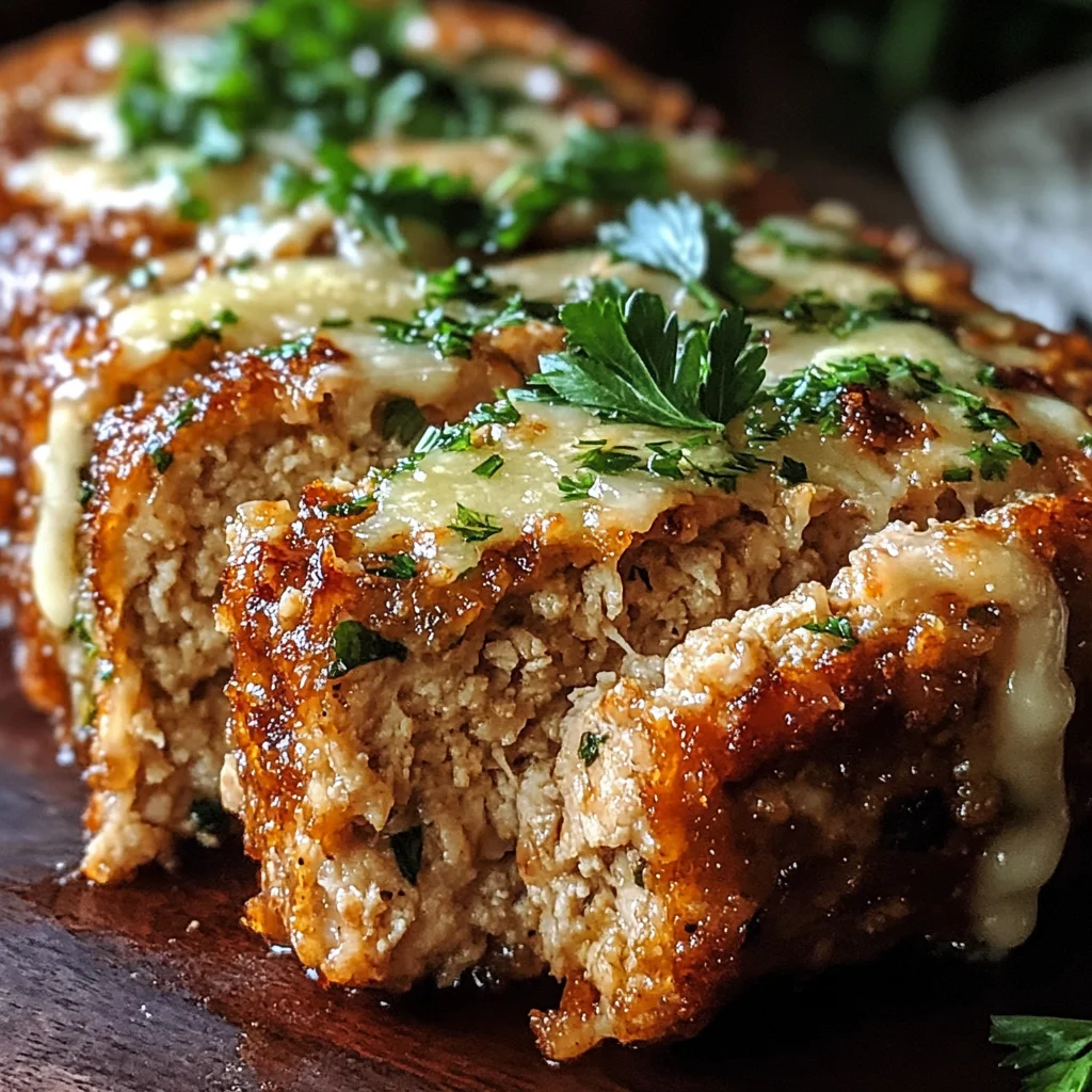 Juicy Garlic Parmesan Chicken Meatloaf: Comfort Food Delight