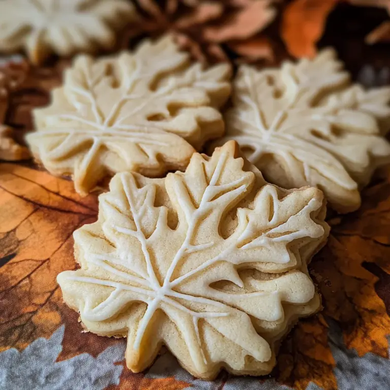 Maple Leaf Cream Cookies