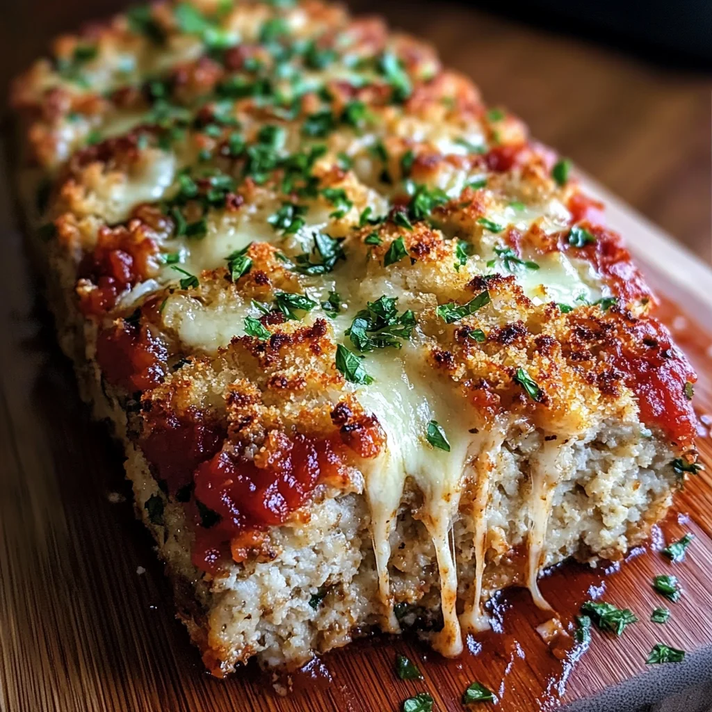 Parmesan Chicken Meatloaf