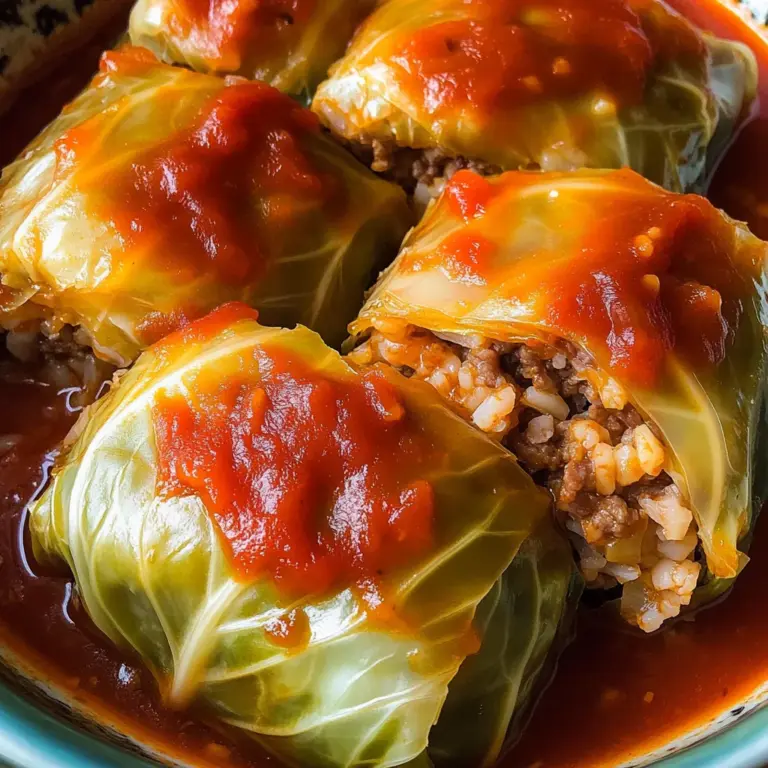 Polish Cabbage Rolls (baked in the oven)
