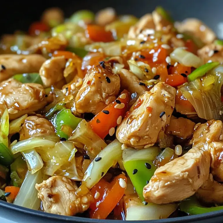 Quick Chicken Cabbage Stir-Fry