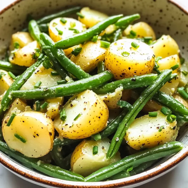 Quick Green Bean Potato Salad