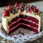 Red Velvet Cheesecake Layer Cake Recipe