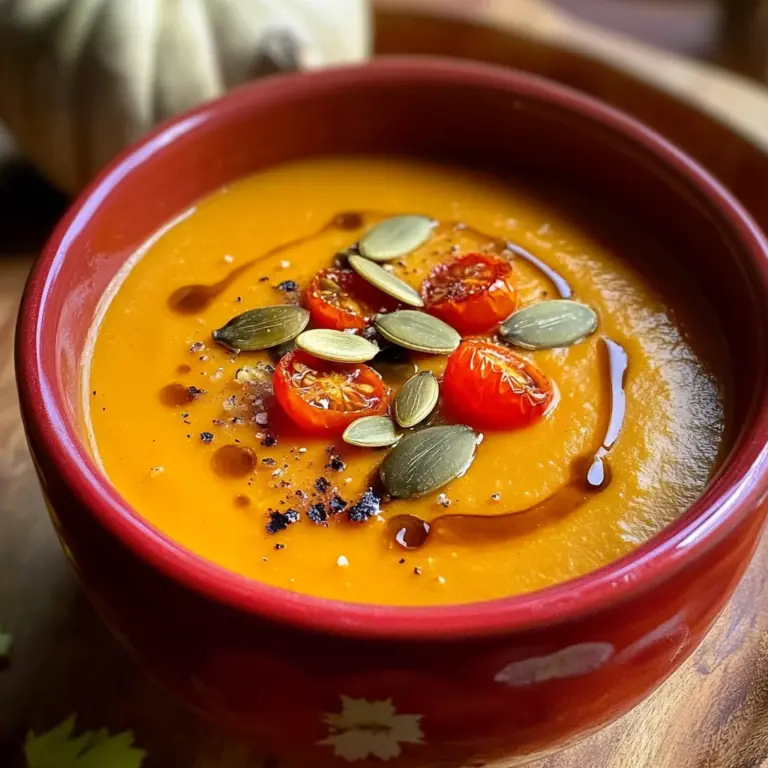 Roasted Pumpkin & Tomato Soup