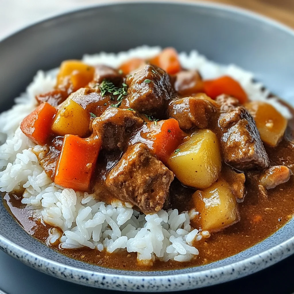 Savory Japanese beef Curry