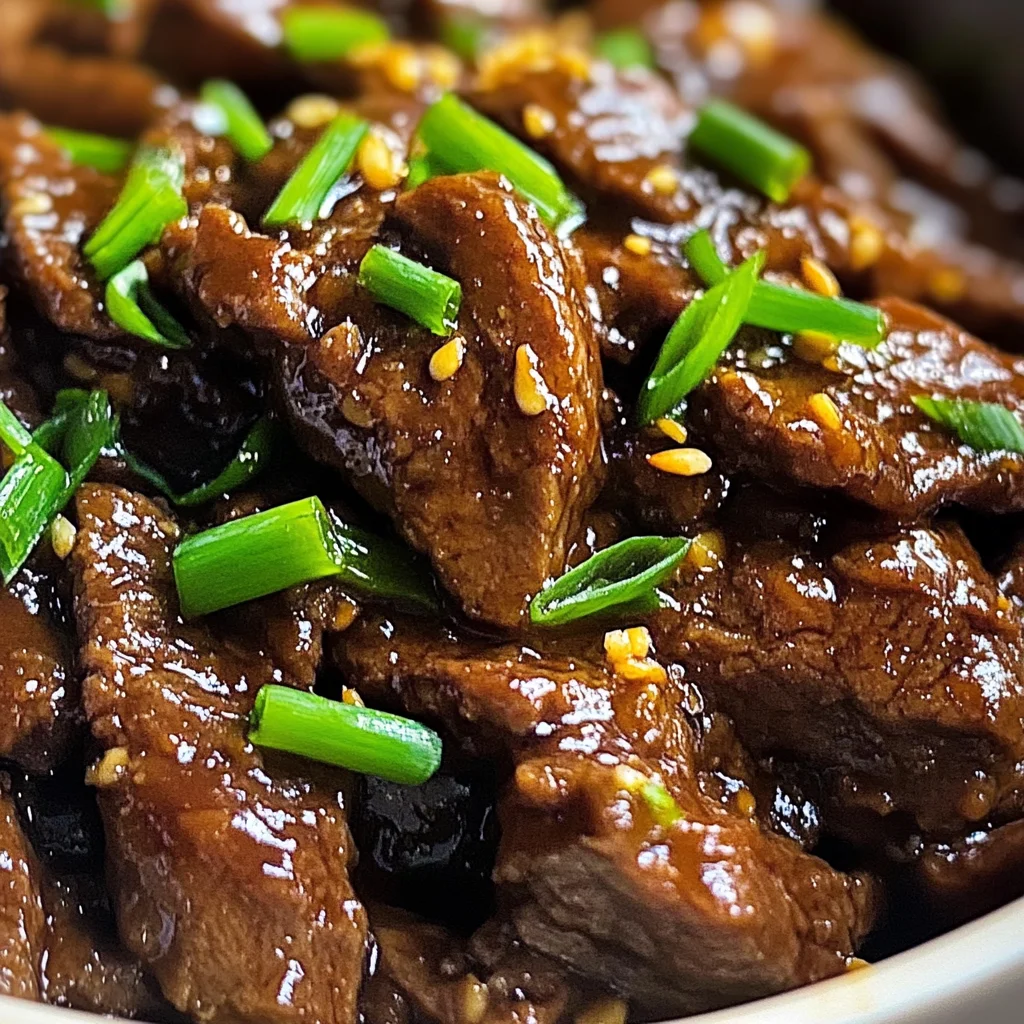 Slow Cooker Mongolian Beef
