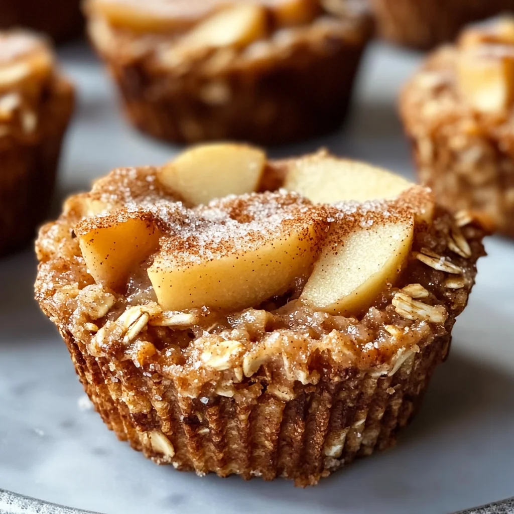 Tasty Baked Apple Cinnamon Oatmeal Cups