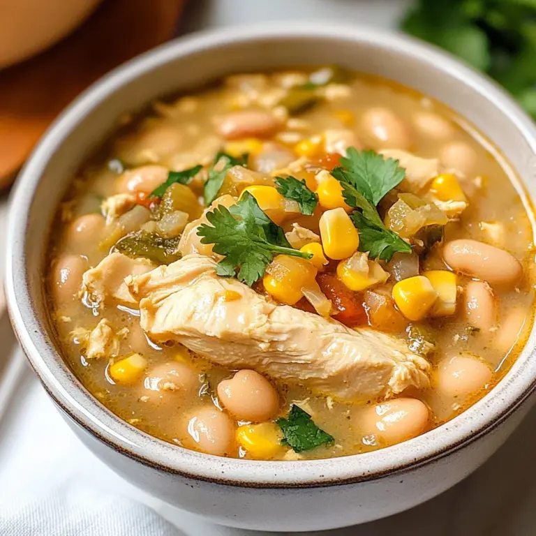 White Bean Chicken Chili Recipe