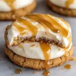 Copycat Crumbl Salted Caramel Cheesecake Cookies
