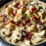 Creamy Chicken Bacon Stroganoff