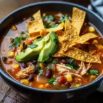 Crockpot Chicken Tortilla Soup