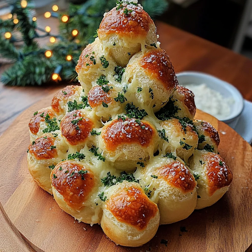 Easy Recipes Cheesy Christmas Tree Bread