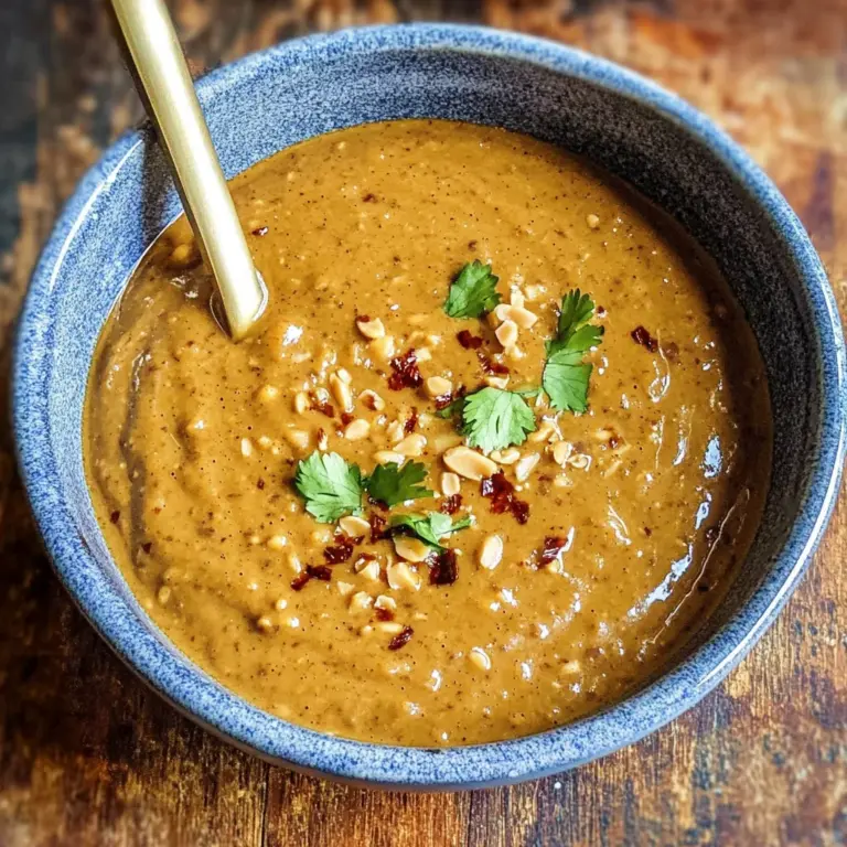 Easy Thai Peanut Sauce Recipe