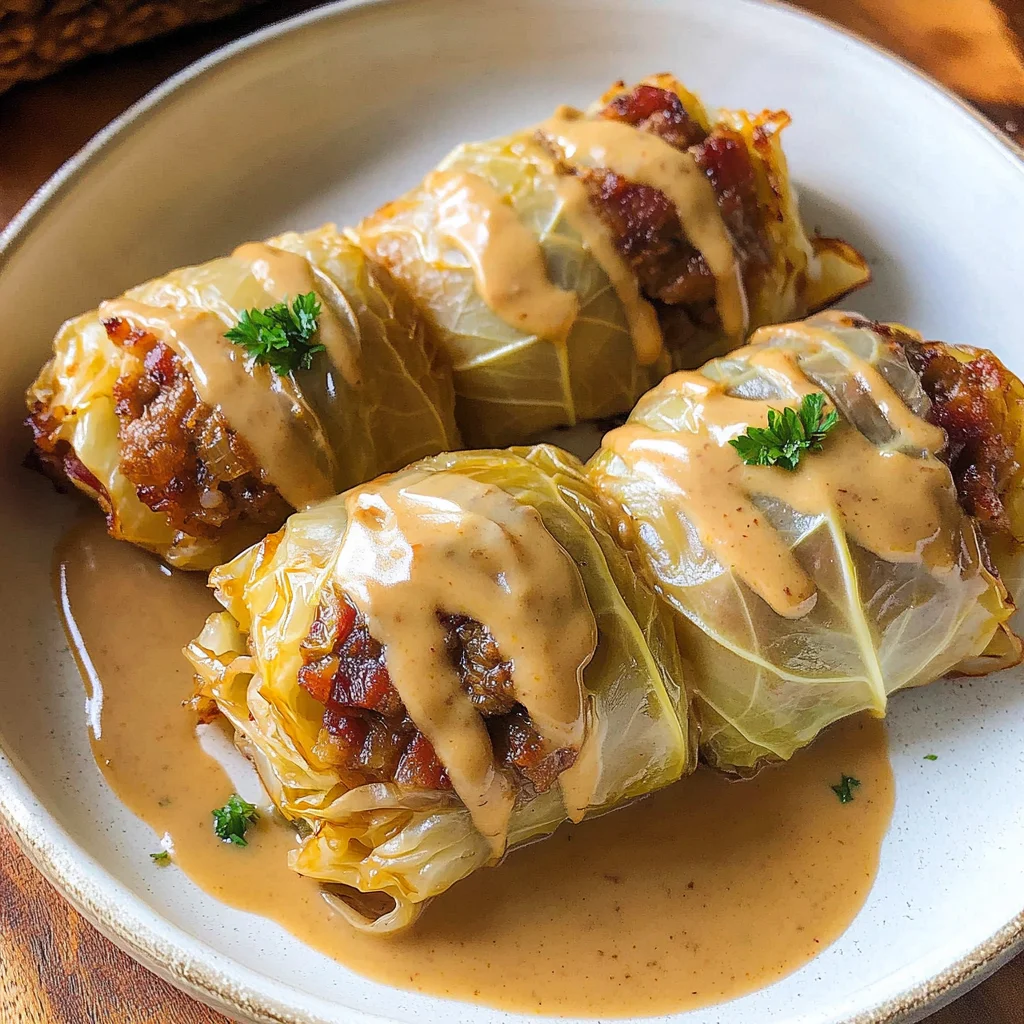 German Stuffed Cabbage Rolls (Kohlrouladen)