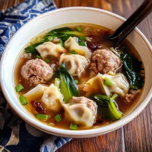 Lazy Wonton Soup