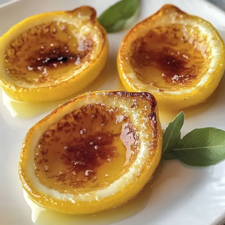 Lemon Posset Brûlée