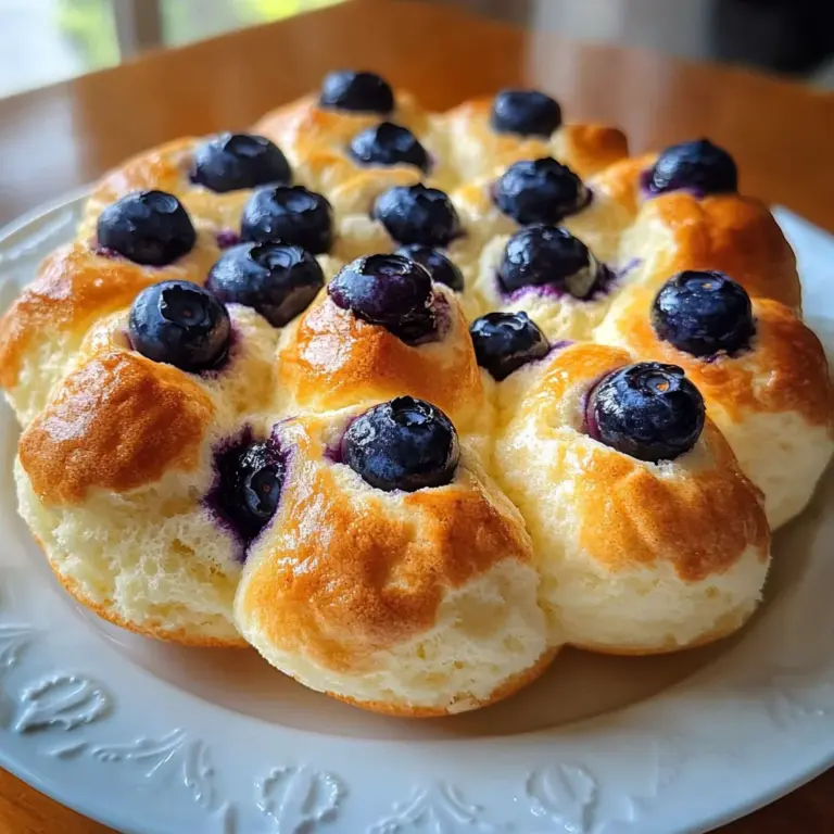 Magical Cottage Cheese Blueberry Cloud Bread Recipe