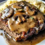 Meatloaf with Mushroom Gravy