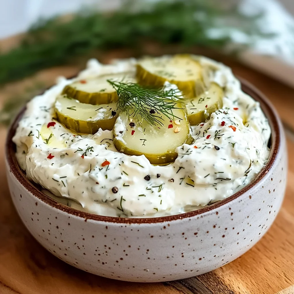 Mouthwatering Dill Pickle Cream Cheese