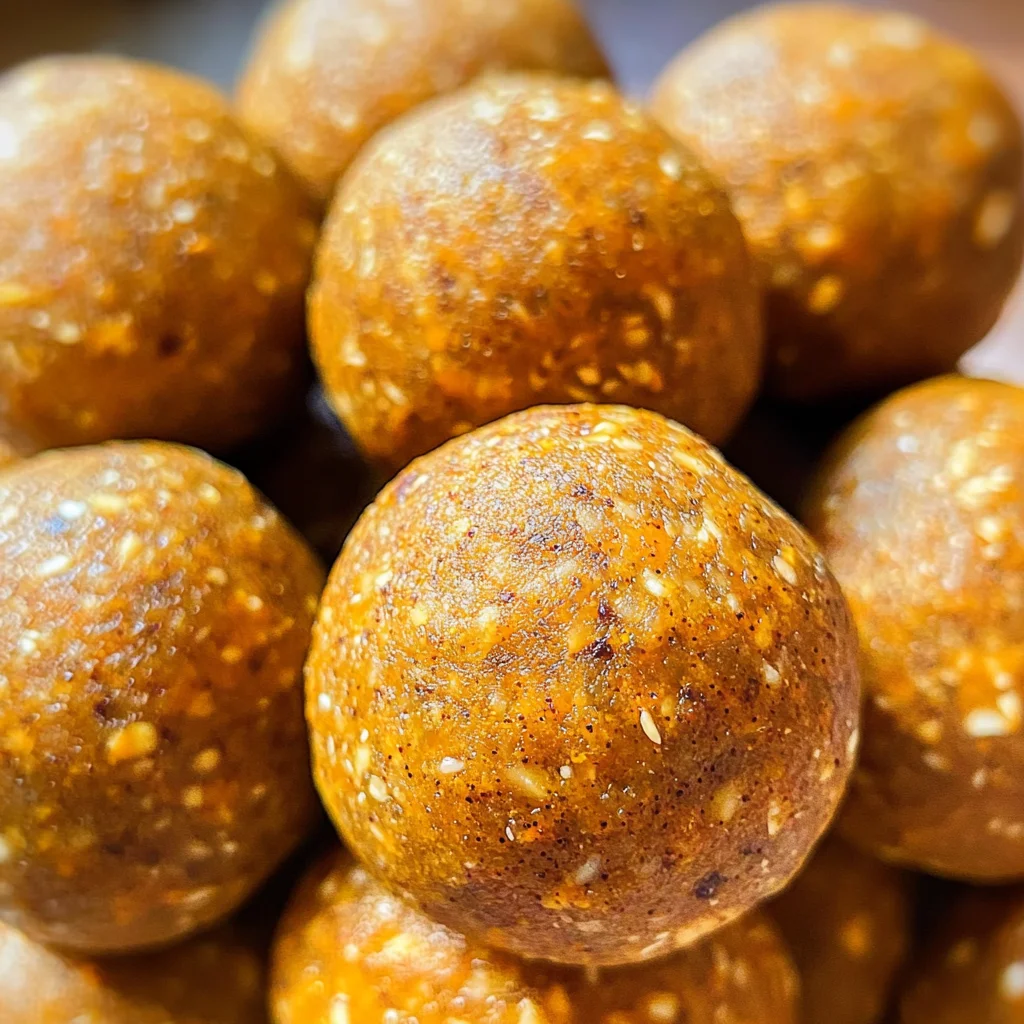 No-Bake Healthy Pumpkin Pie Energy Balls