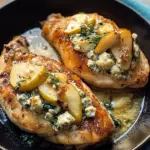Pear and Gorgonzola Stuffed Chicken