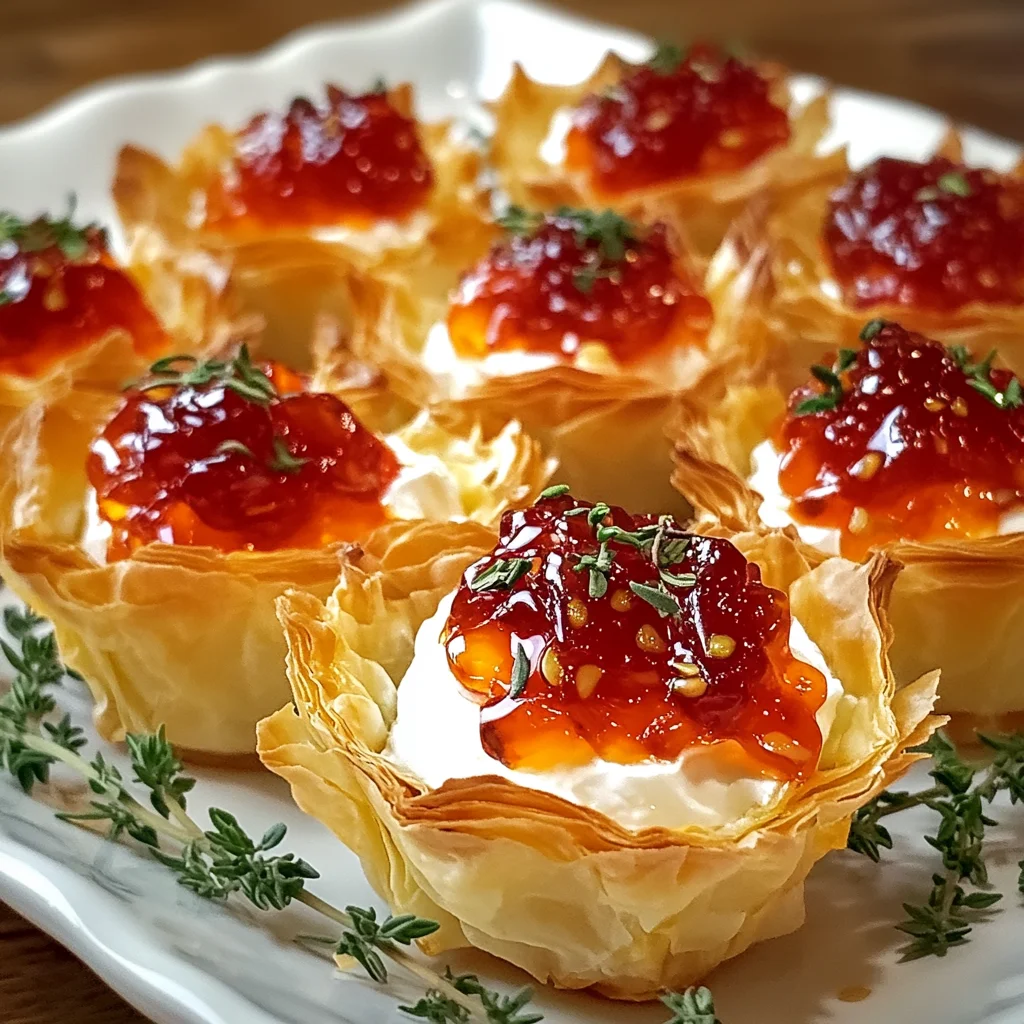 Quick Pepper Jelly Cream Cheese Appetizer Dip and Bites