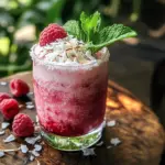 Raspberry Coconut Mojito