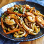 Yaki Udon with Shrimp