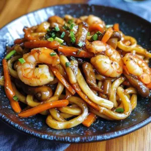 Yaki Udon with Shrimp